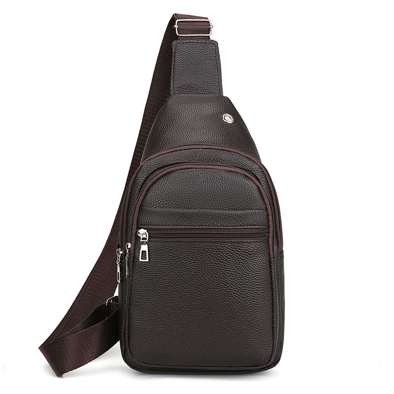 Premium Leder Sling Rucksack Karnz