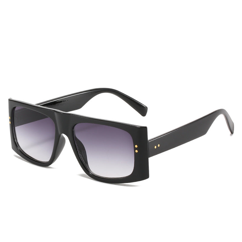 Damen oversized Sonnenbrille mit stylishem, schmalem Rahmen Karnz