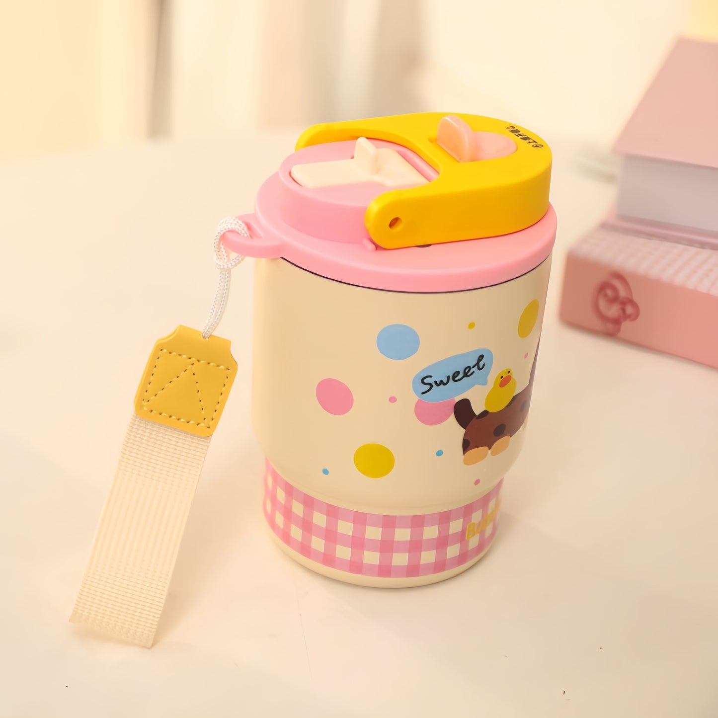 Damen Trinkbecher mit lustigem Tierdesign Karnz