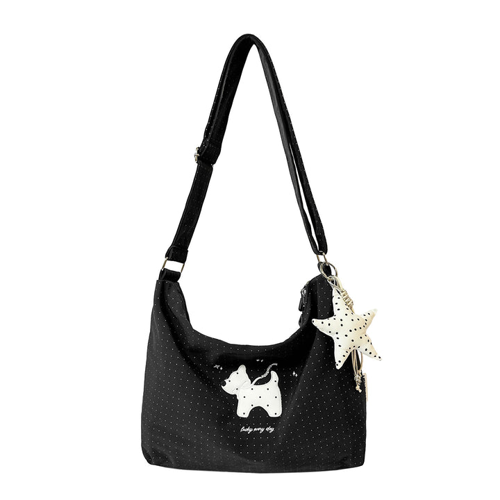 Lässige Grafik Schultertasche Karnz