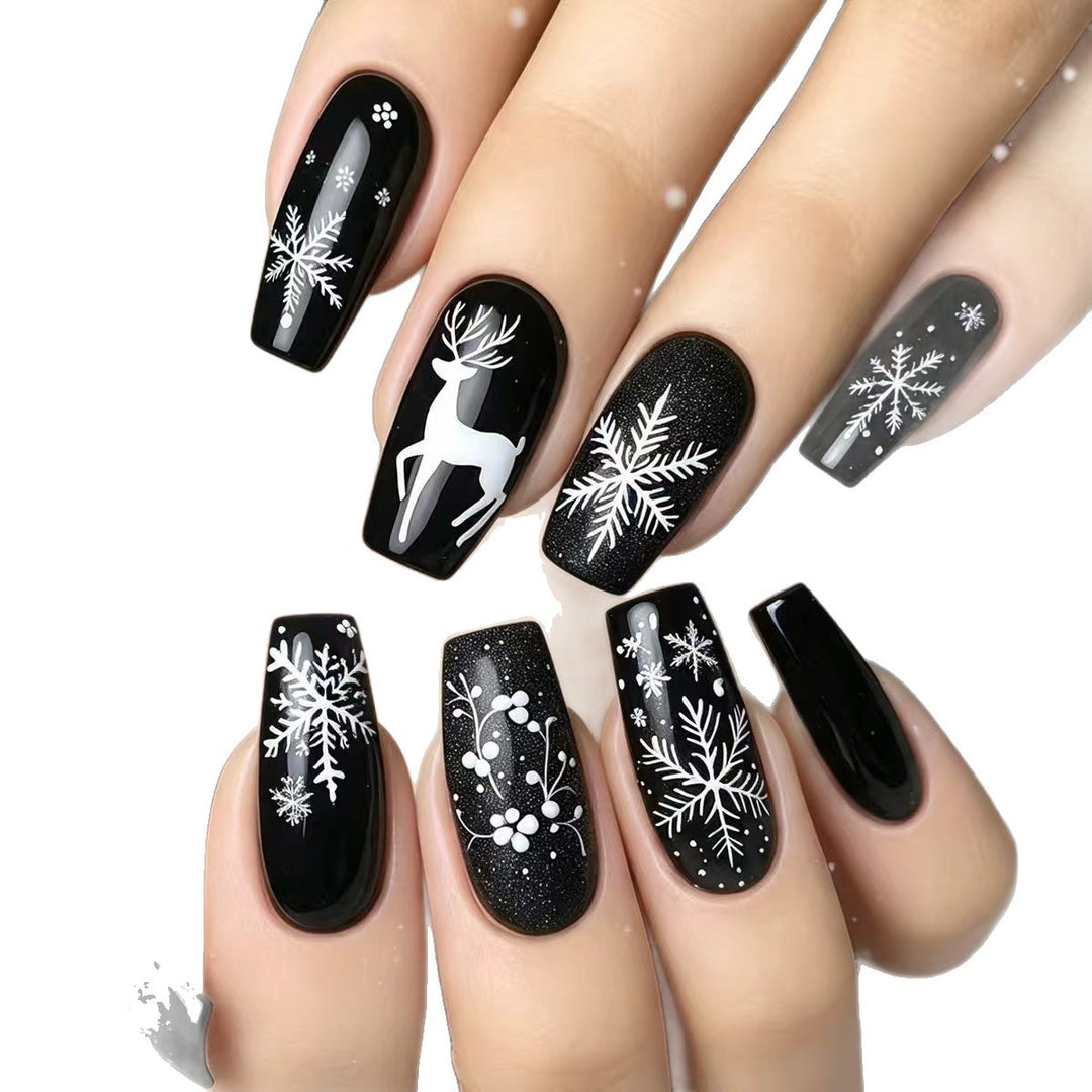 Winter-Themen 3D Nagelkunst Karnz