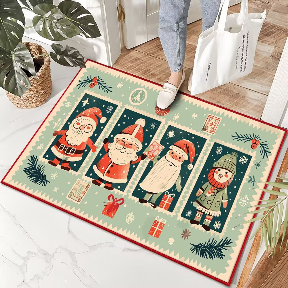 Weihnachtliche dekorative Fußmatte Karnz