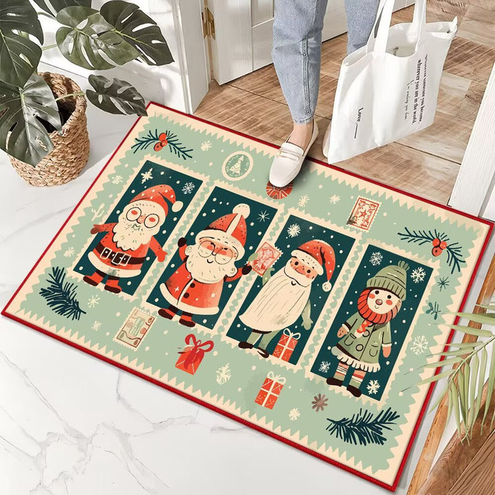 Weihnachtliche dekorative Fußmatte Karnz