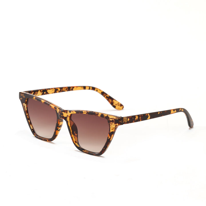 Damen Cat-Eye Sonnenbrille mit modernem, durchscheinendem Rahmen Karnz