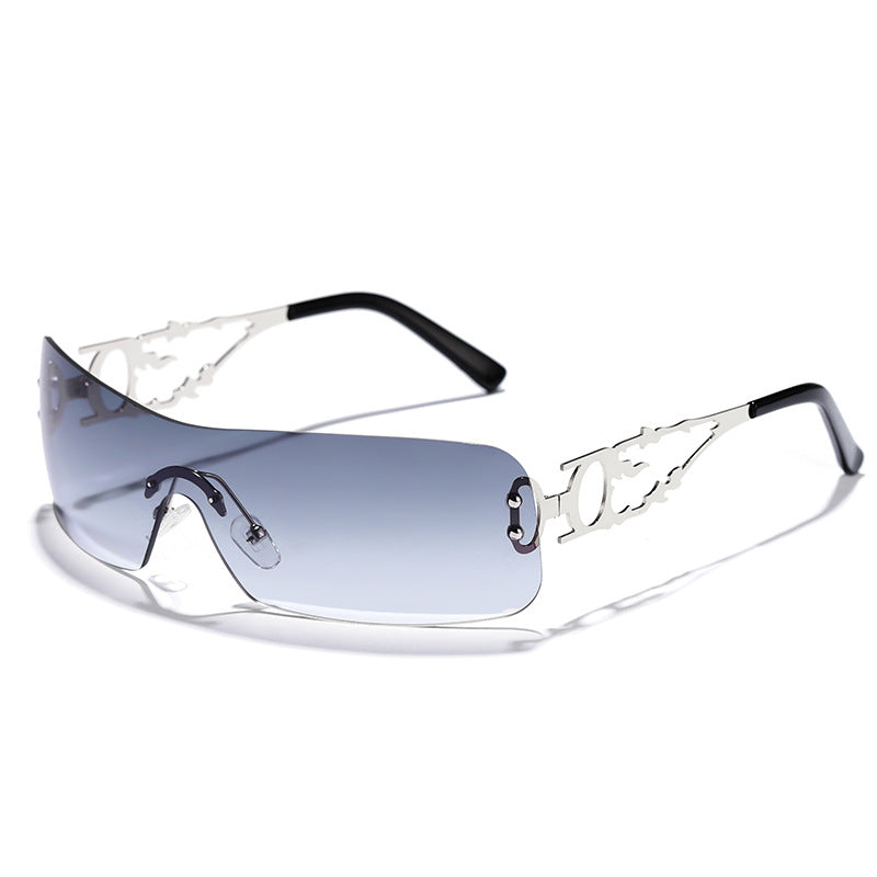 Damen modische Sportsonnenbrille mit innovativem Design und UV-Schutz Karnz