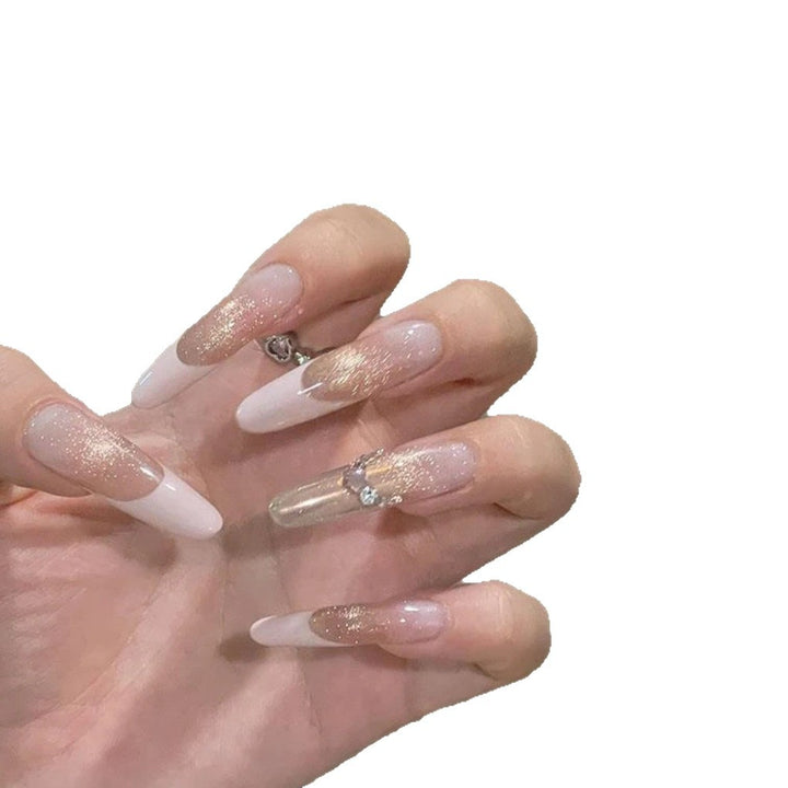 Glitter Ombre Nagelverzierungen