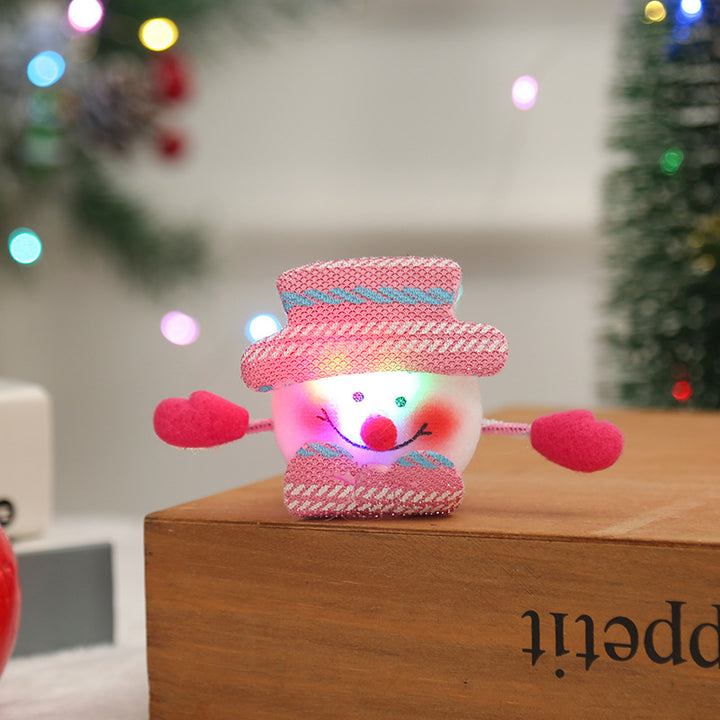 Kreative Weihnachtswristband mit Schneemann-Motiv Karnz