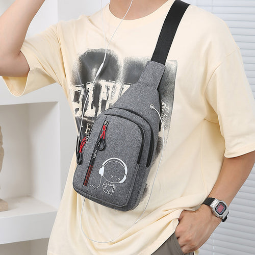 Trendy Straßenstil Sling-Rucksack Karnz