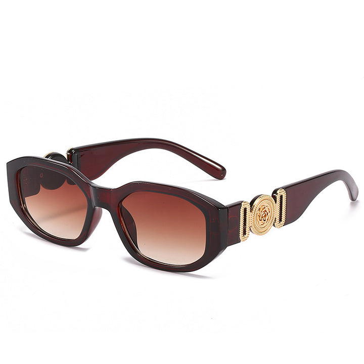 Statement Übergröße Geometrische Sonnenbrille Karnz