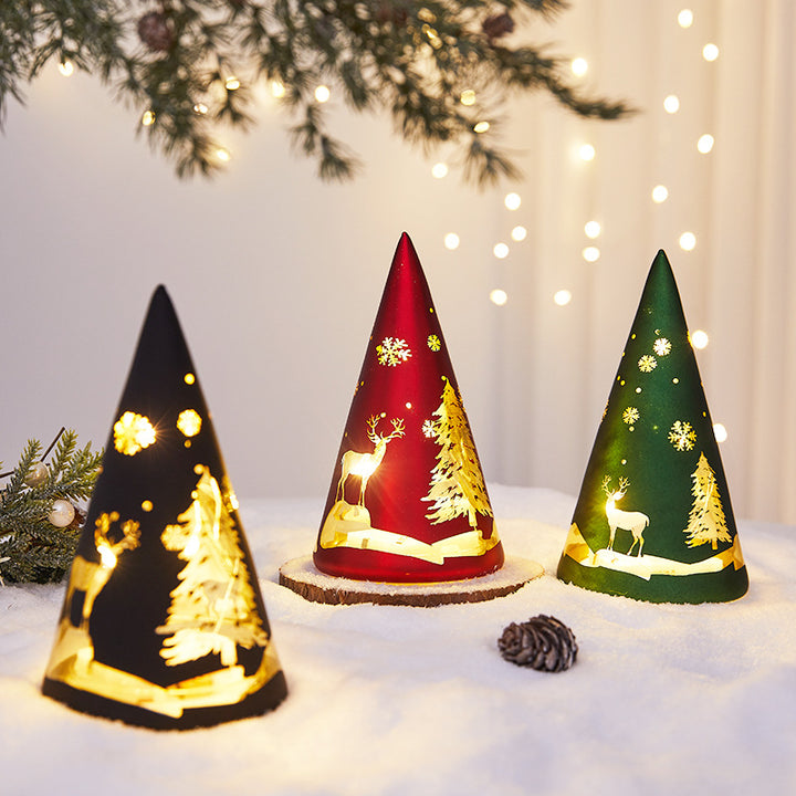 Dekorative LED Weihnachtsbaumlaterne