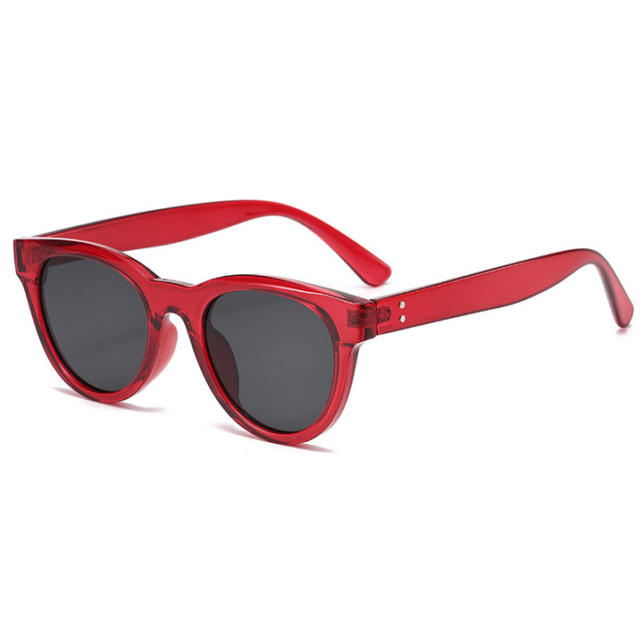 Damen Modische Oversized-Sonnenbrille im eleganten, geschwungenen Design Karnz