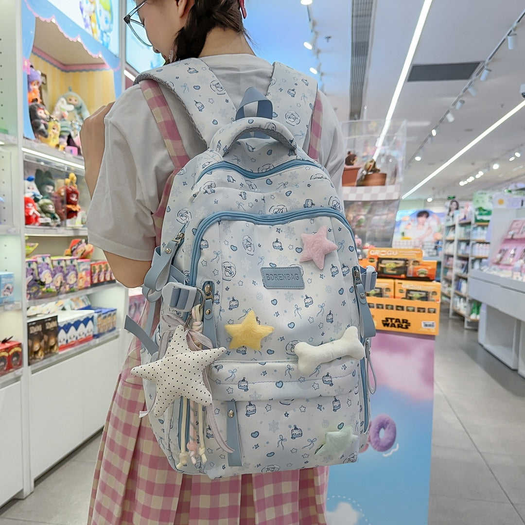 Künstlerisch gemusterter Rucksack Karnz