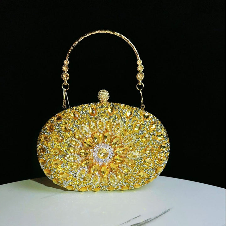 Dekorative verzierte Abendhandtasche