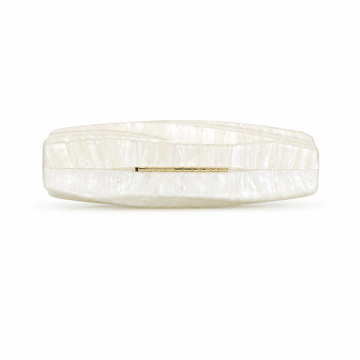 Zeitgenössische texturierte Acryl-Clutch