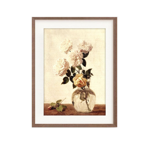 Vintage Blumen-Paar Wanddisplay