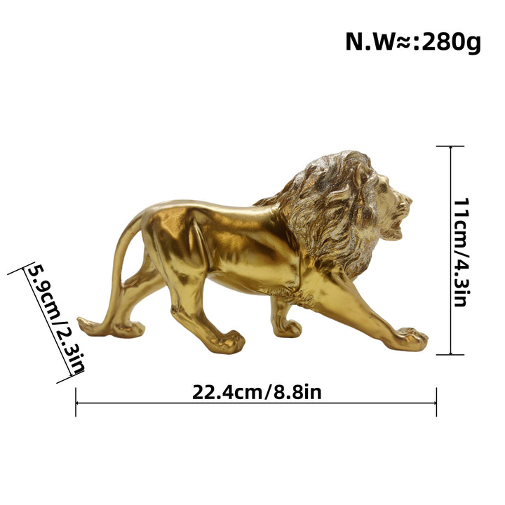 Dekorative Löwenfigur im modernen Stil Karnz