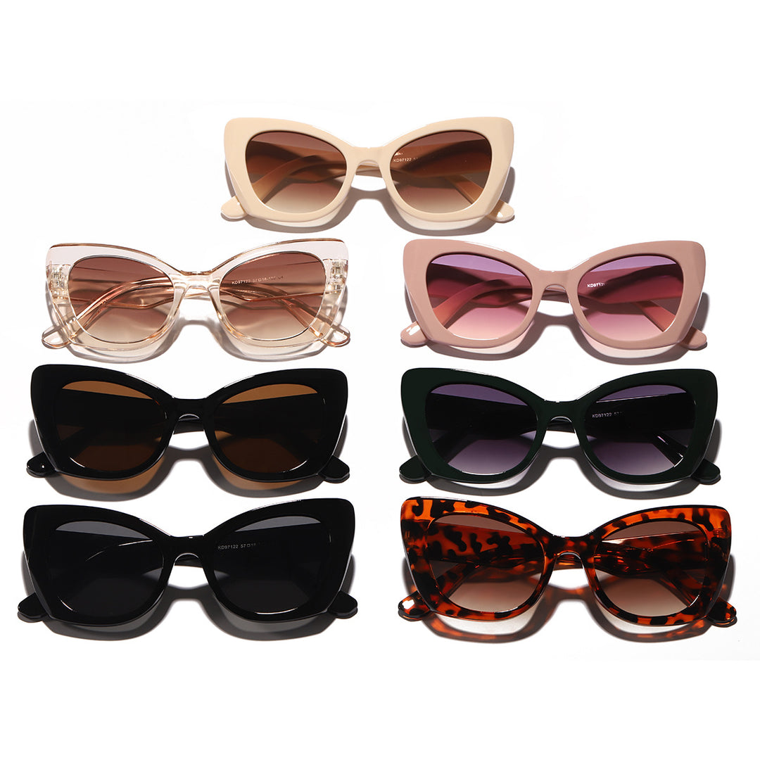 Damen Cat-Eye Sonnenbrille Karnz