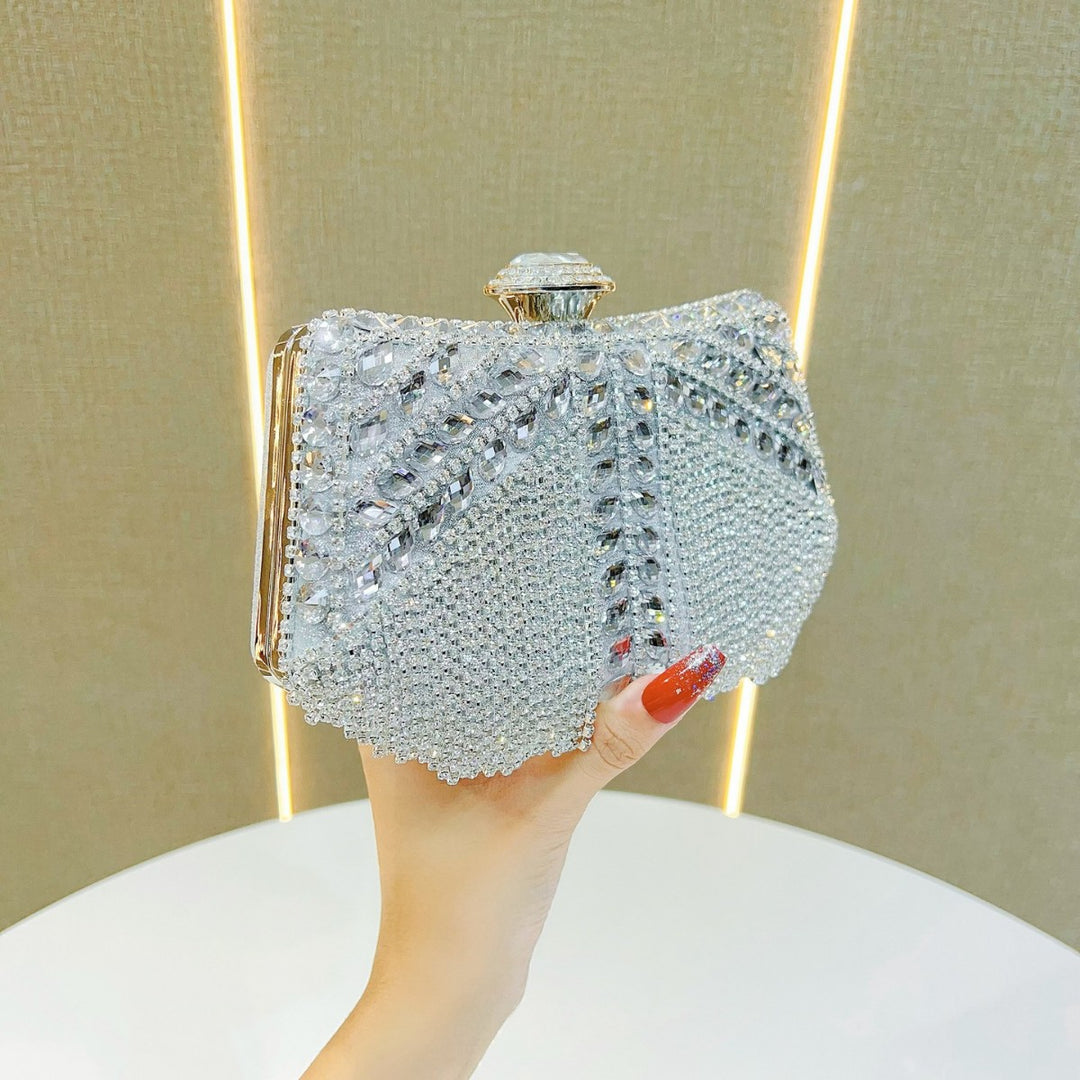 Beaded Crystal Abendtasche
