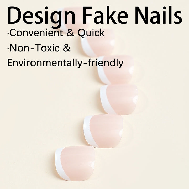 Kunstnagelset mit eleganten Design-Elementen Karnz