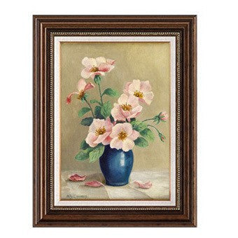 Gerahmte Blumen Stillleben Kunstwerk