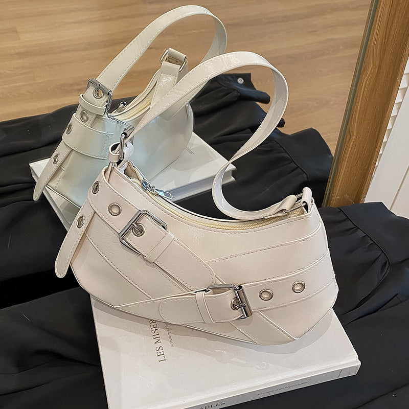 Stilvolle patentierte Leder-Schultertasche Karnz