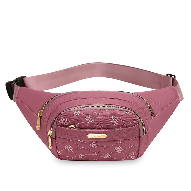 Elegante floral designte Gürteltasche Karnz