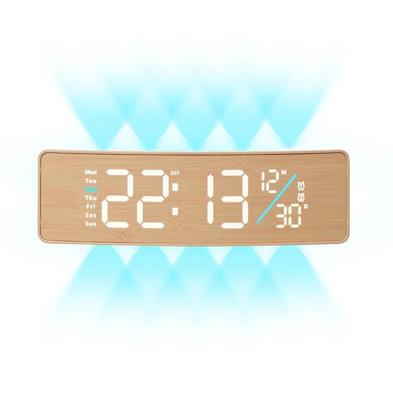 Digitaler Displaywecker mit Wochentagsanzeige und Temperatur Karnz