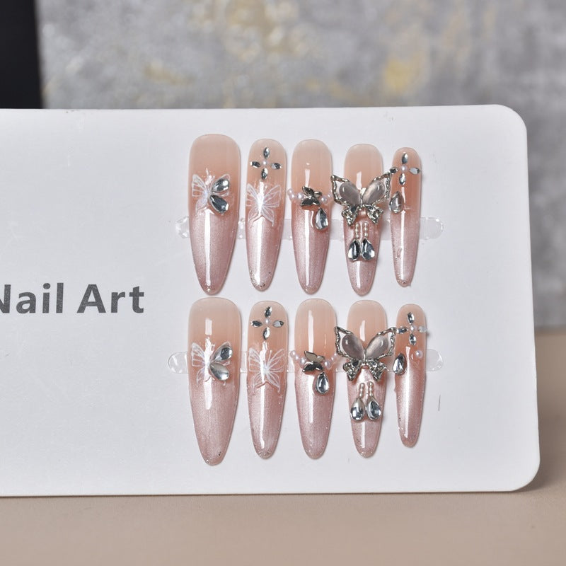 Deluxe dekorative Press-On Nagelkunst Karnz