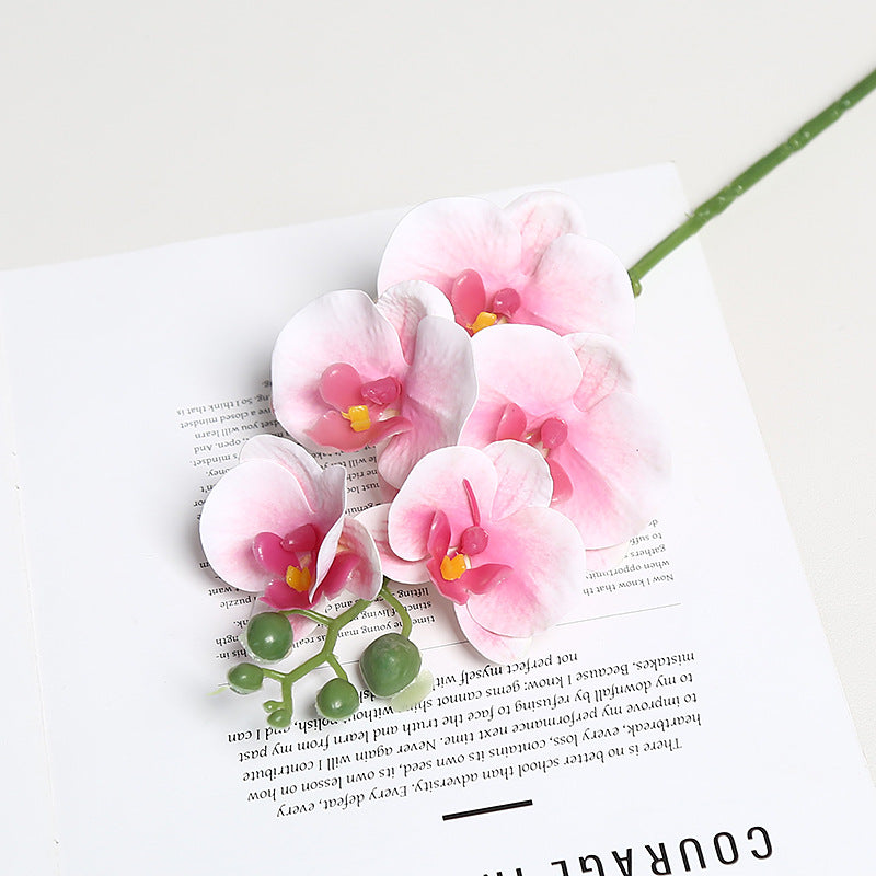 Realistische Orchideenblütenstängel