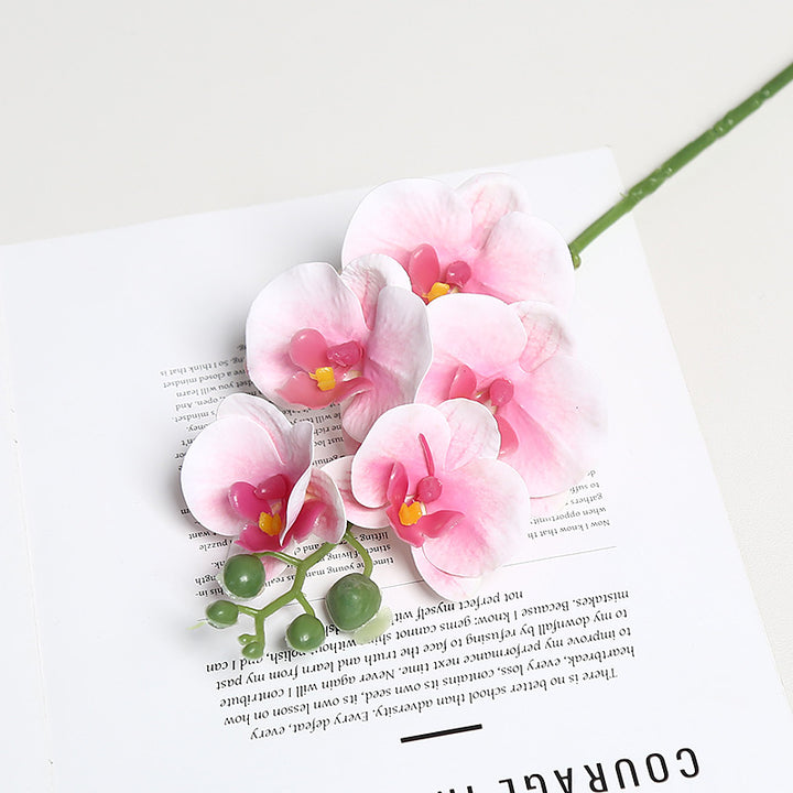 Realistische Orchideenblütenstängel