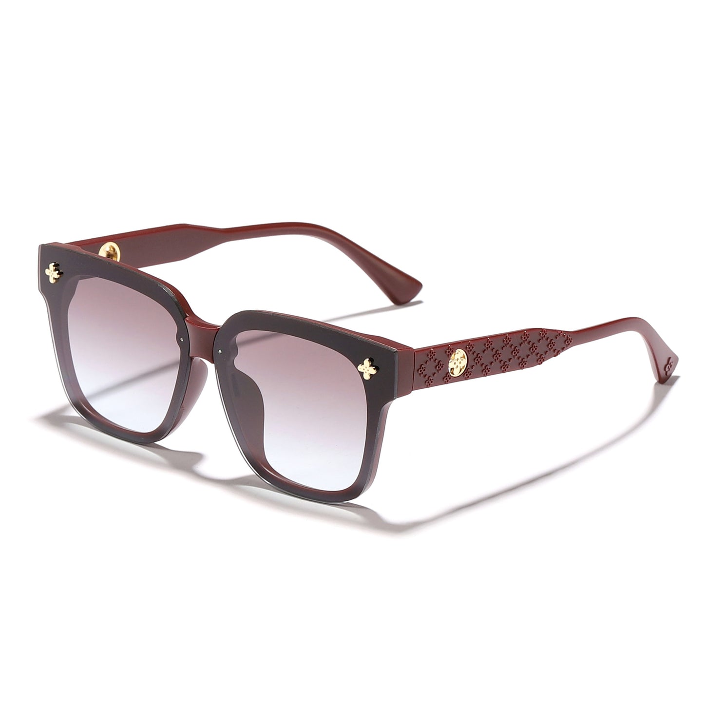 Damen modische Sonnenbrille mit extravagantem Rahmen und polarisierten Gläsern Karnz