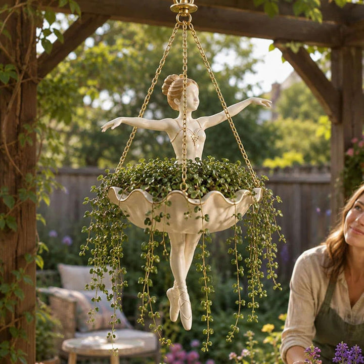 Dekorative Blumentopf-Hängefigur Karnz
