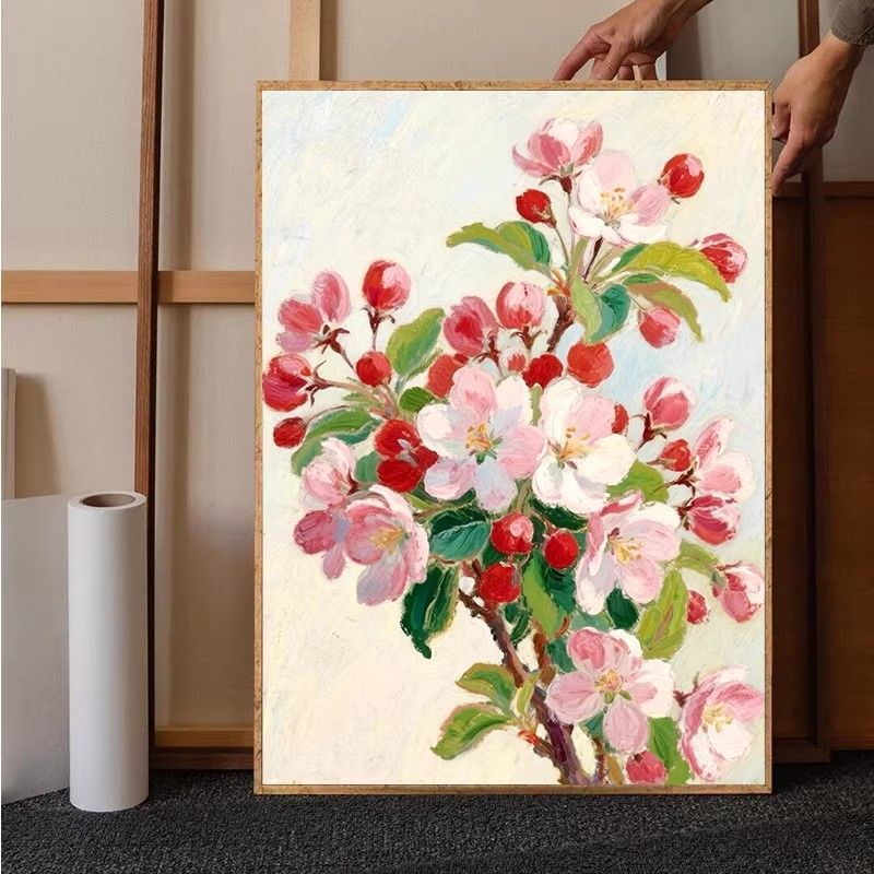 Florales Impressionisten-Leinwandkunst Karnz