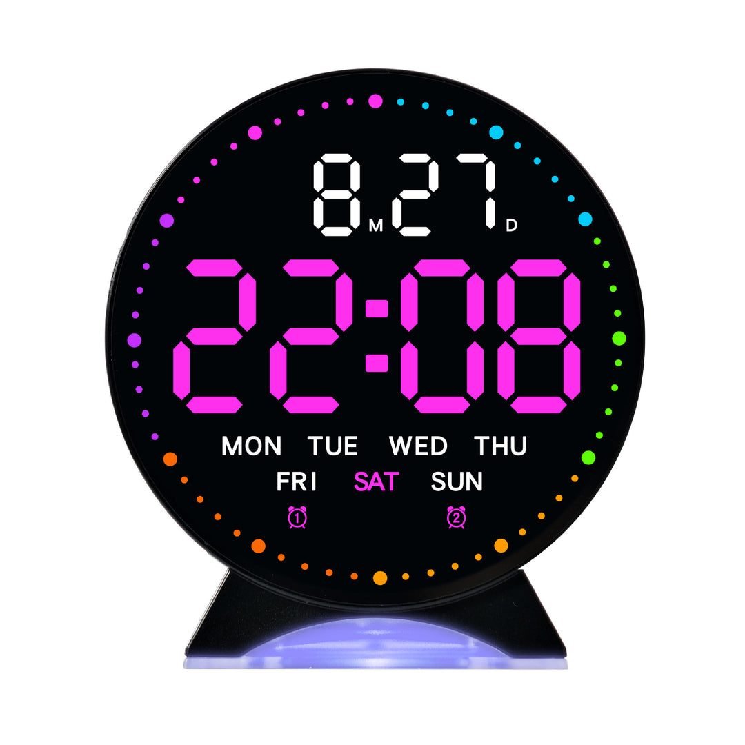 Digitaler Wecker mit Großer Led-Anzeige und Multifunktionalem Display Karnz
