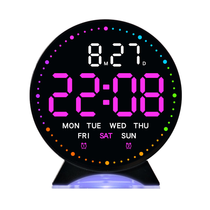 Digitaler Wecker mit Großer Led-Anzeige und Multifunktionalem Display Karnz
