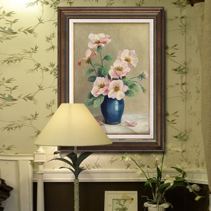Gerahmte Blumen Stillleben Kunstwerk