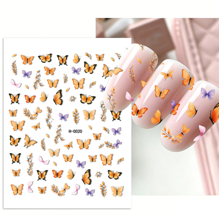 Kreative Nagelkunst Aufkleber