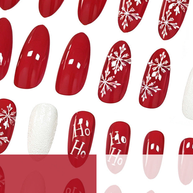 Festives Feiertags-Nagelkunst-Design Karnz