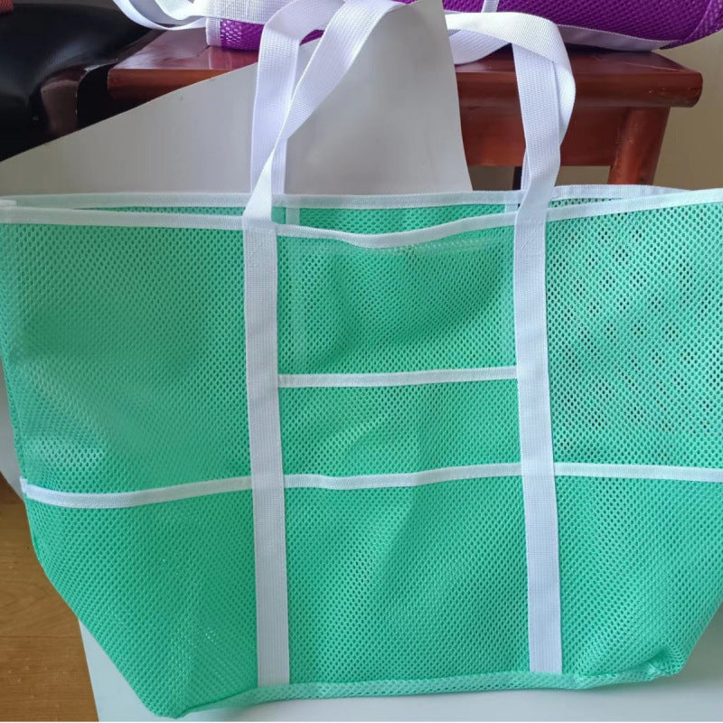 Geräumige Netz-Strandtasche Karnz