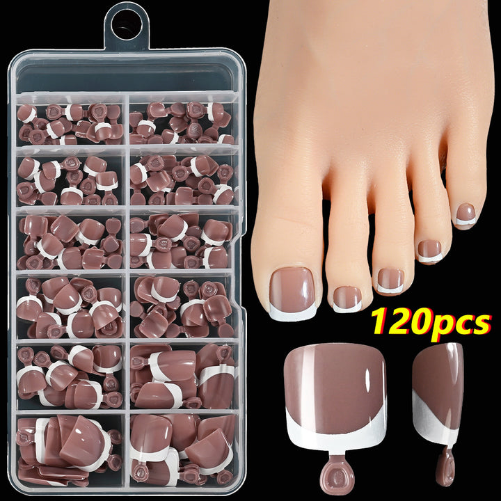 French Tip Gel Fußnagel Set Karnz