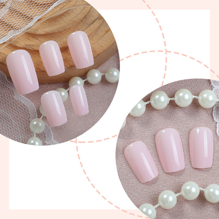 Premium Vollabdeckung Druck-on-Nagelset Karnz