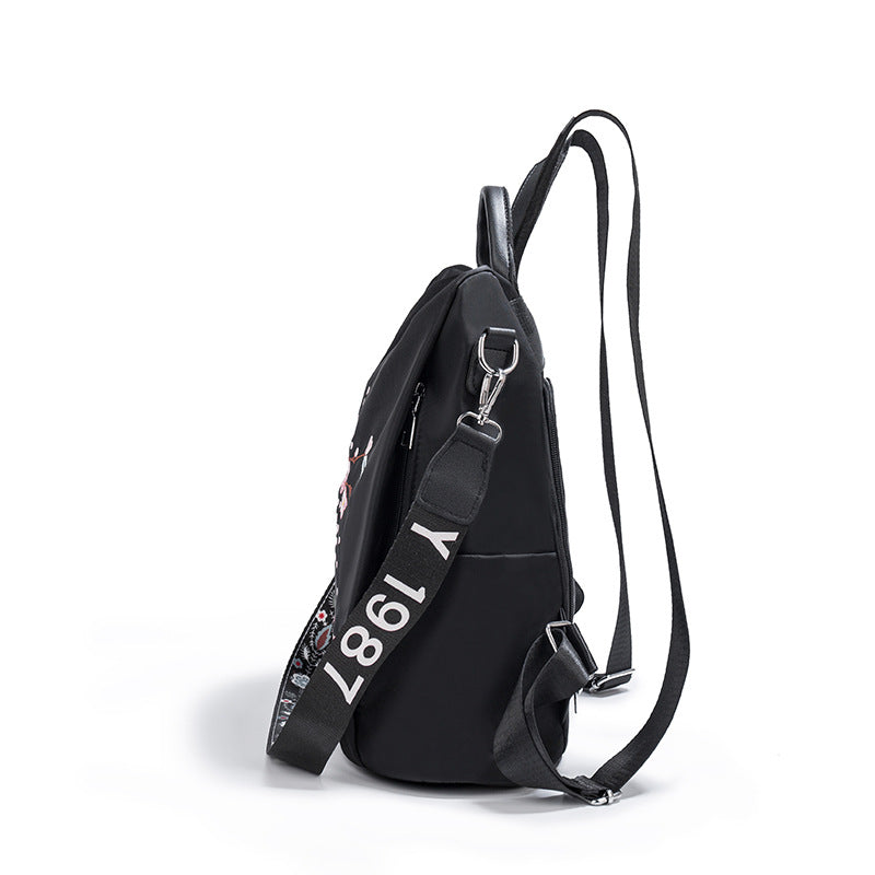 Bestickter Floral-Rucksack Karnz