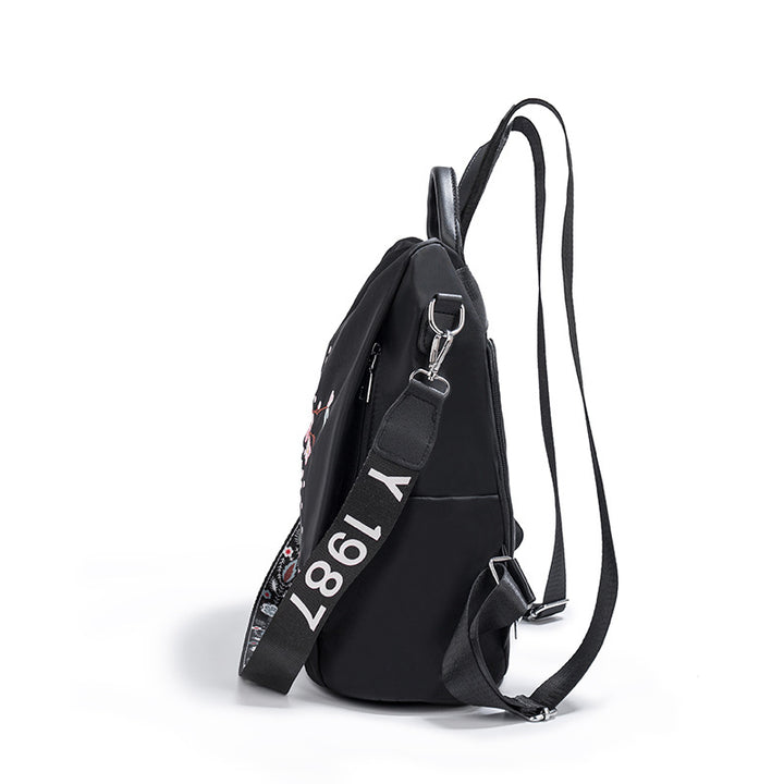 Bestickter Floral-Rucksack Karnz