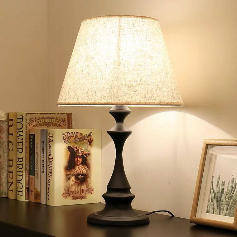 Elegante weiche Stoff Tischlampe