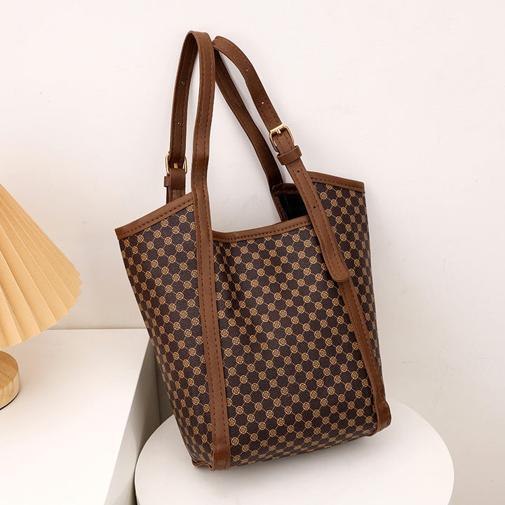 Minimalistische Zip-Top Handtasche Karnz
