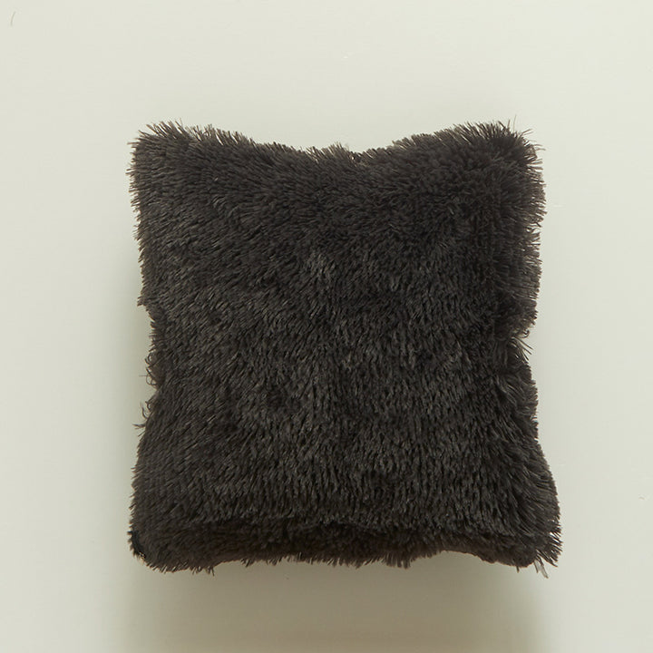 Plüschweiche Textur Dekokissen