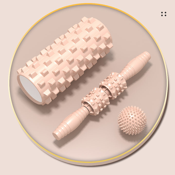 Massage-Set mit Multifunktionaler Rolle und Akupressurbällen Karnz