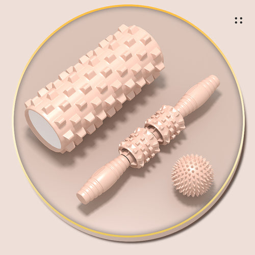Massage-Set mit Multifunktionaler Rolle und Akupressurbällen Karnz