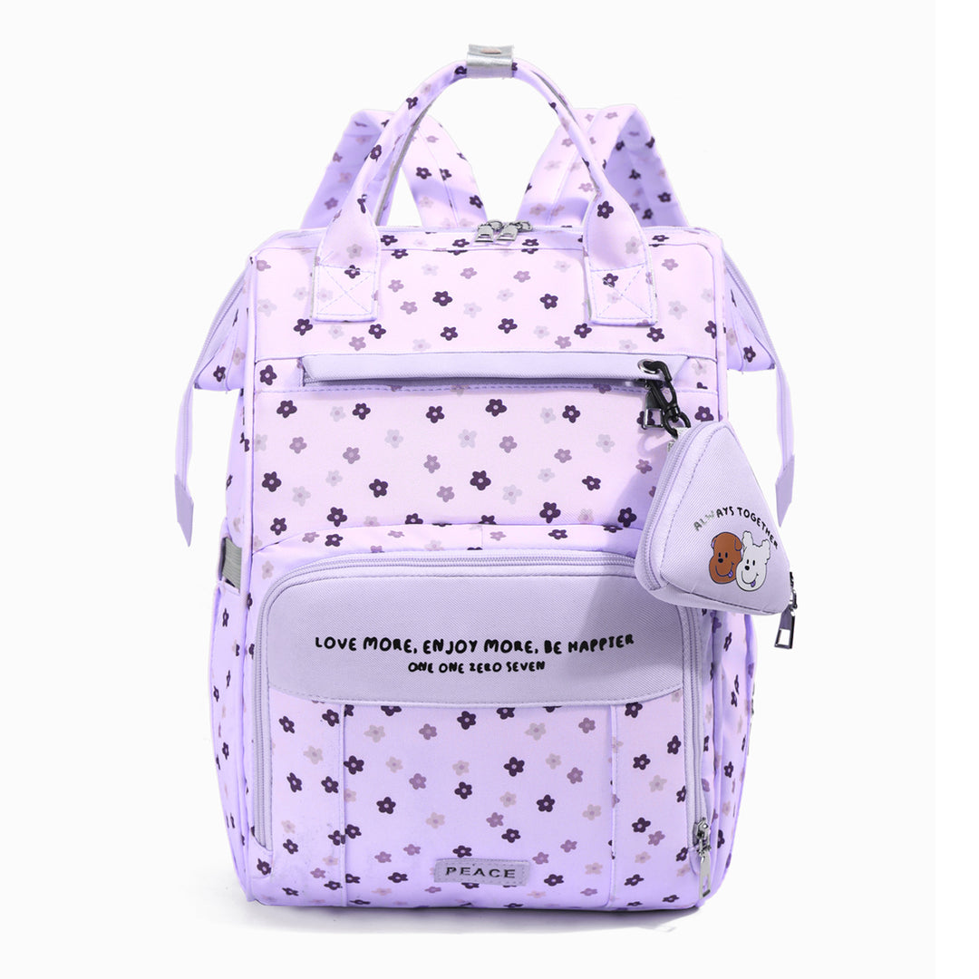 Stylische Blumendesign Schulrucksack Karnz