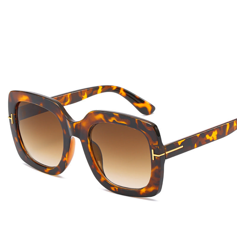 Oversized Mode Sonnenbrille mit verlaufenden Gläsern Karnz